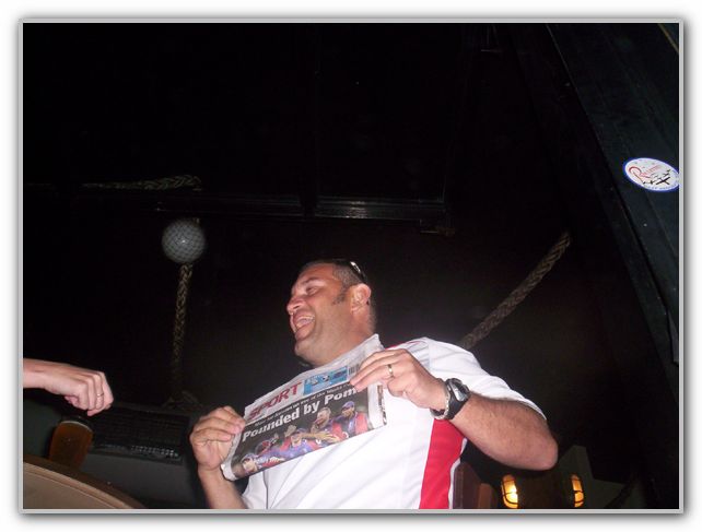 A very happy DJ at OBH Feb 13th 2007